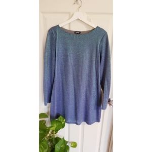 Colorful Metallic Shift Dress